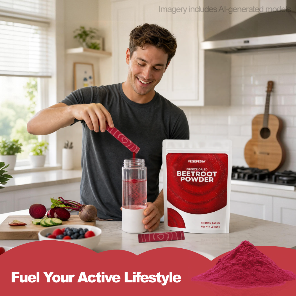 Organic Freeze-Dried Beetroot Powder