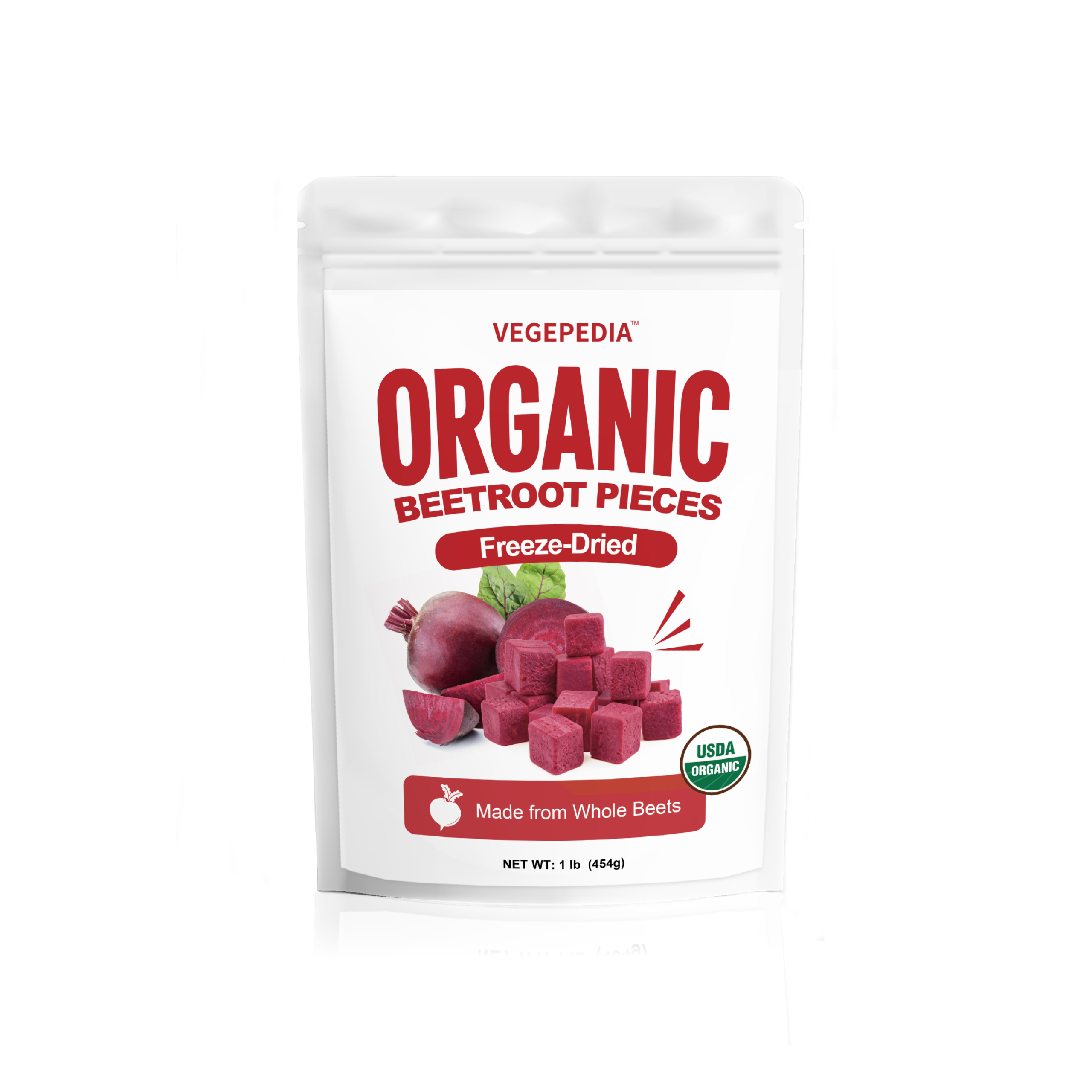 Organic Freeze-Dried Beetroot Pieces