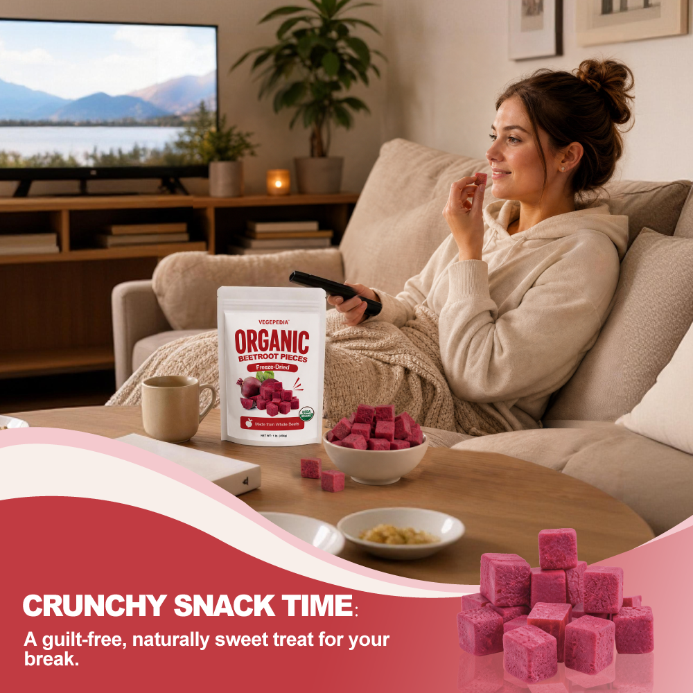 Organic Freeze-Dried Beetroot Pieces
