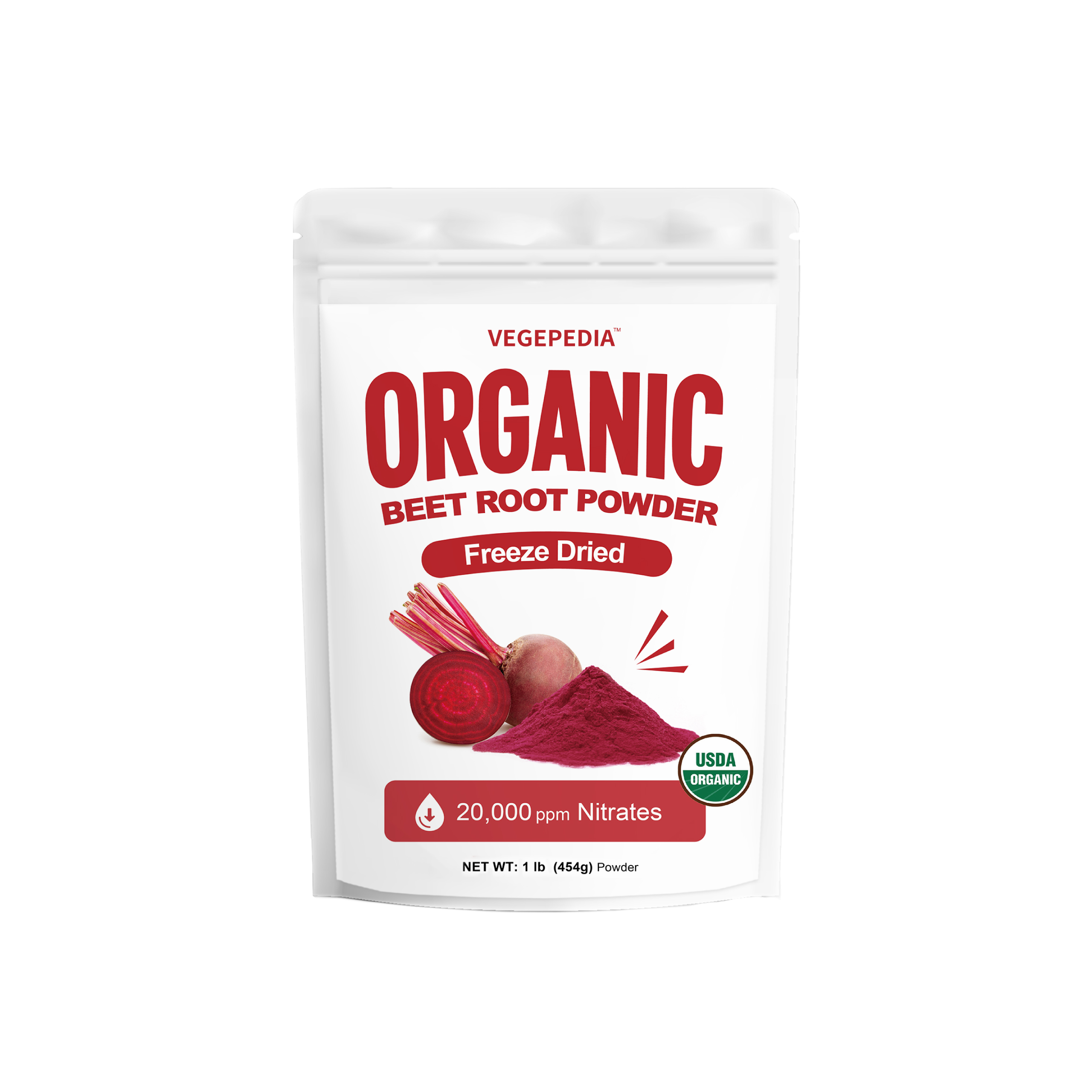 Organic Freeze-Dried Beetroot Powder