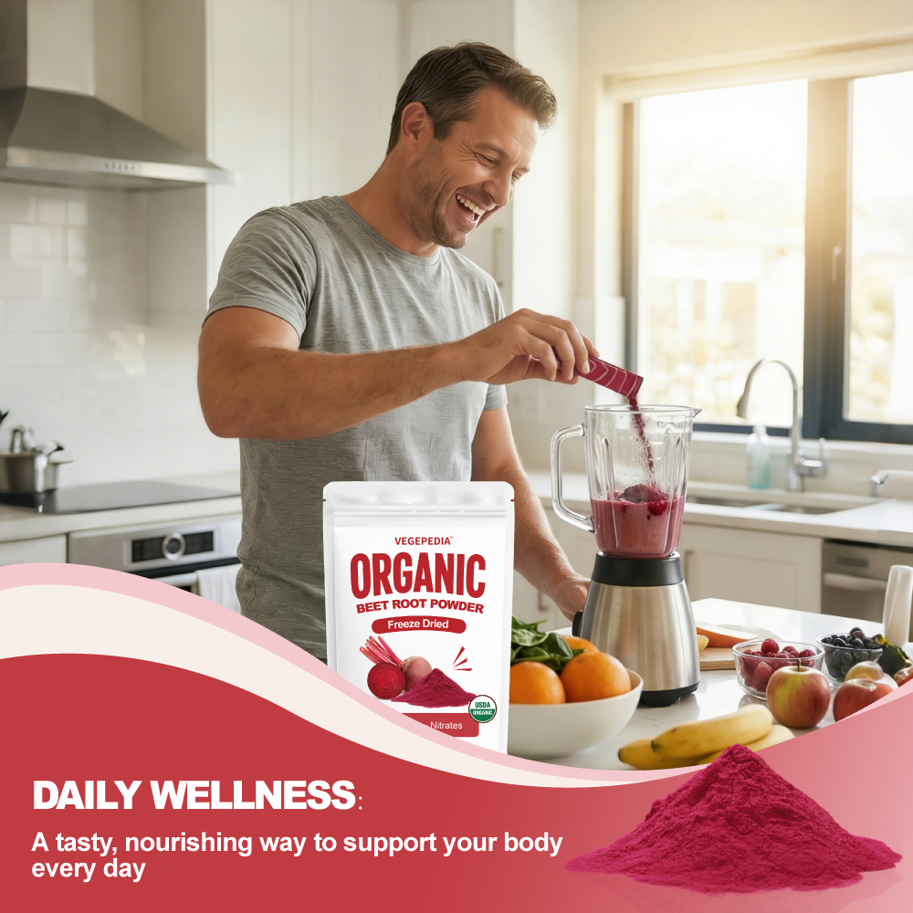 Organic Freeze-Dried Beetroot Powder