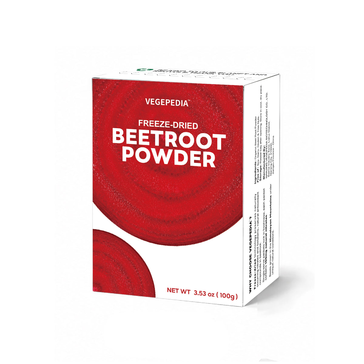 Organic Freeze-Dried Beetroot Powder