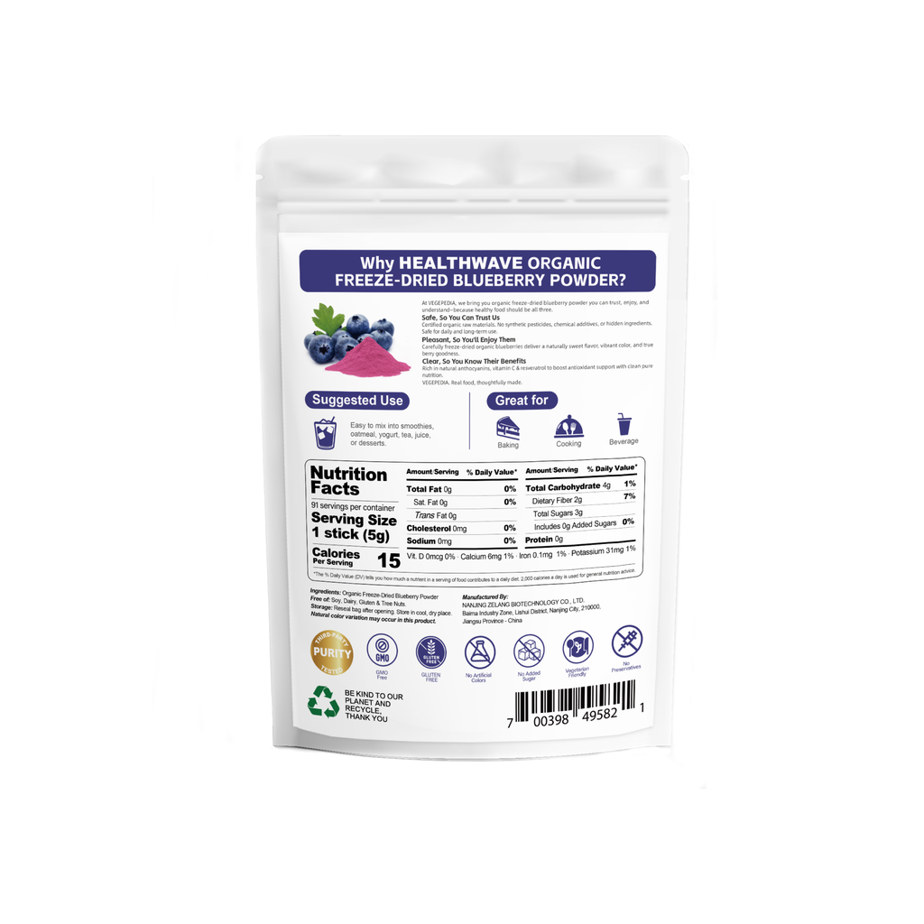 Organic Freeze-Dried Blueberry Powder