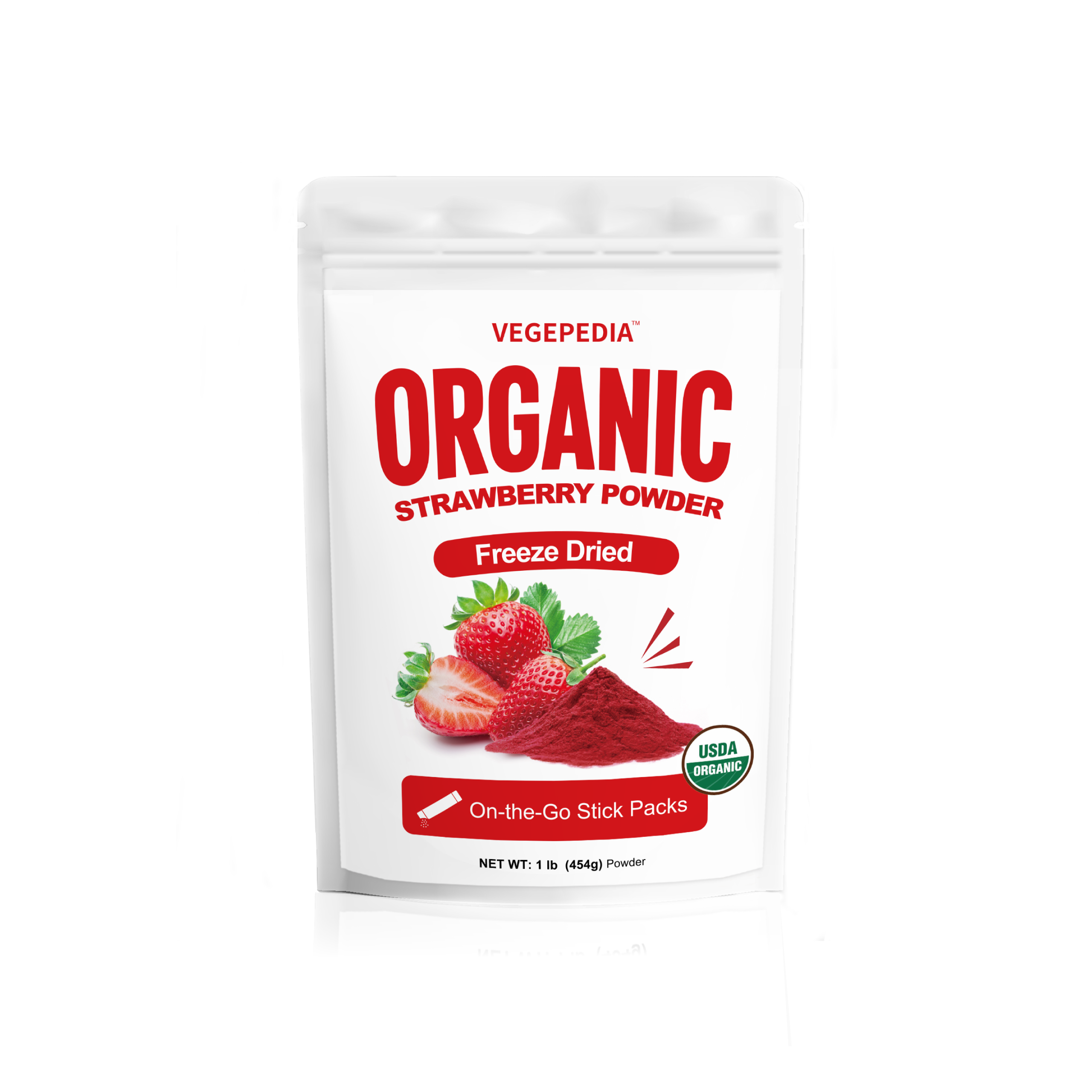 Organic Freeze-Dried Strawberry Powder