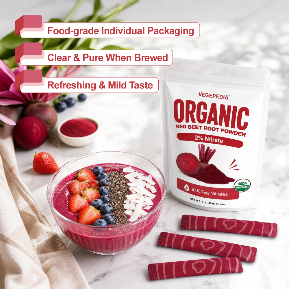 Organic Red Beetroot Powder 2% Nitrate