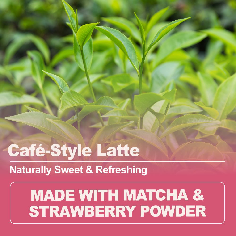 Organic Strawberry Matcha Latte